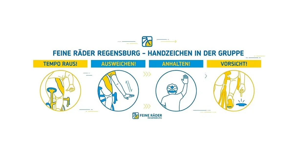 Sicher Rad fahren in der Gruppe: Feine Runde #5 erklärt wichtige Regeln und Handzeichen fürs Peloton – plus Gravel-Ausfahrt in Regensburg.